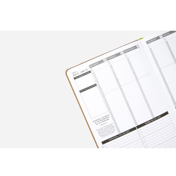 Weekly 2021 Annual Rose Gold Passion Planner Small - Picture 6 of 7